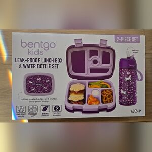 Brand new in box Bentgo lunchbox and water bottle